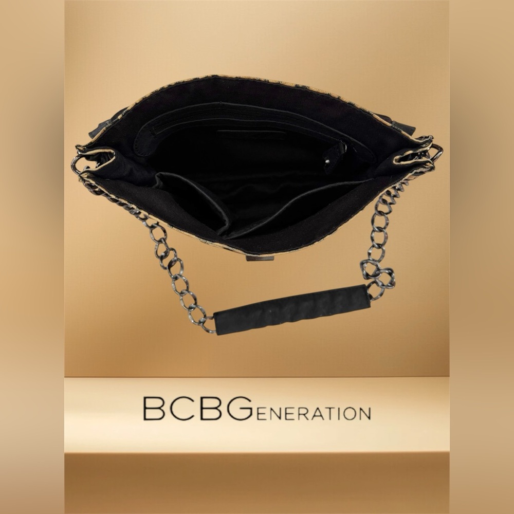 Bcbgeneration Leopard Print Chain Envelope Bag - image 6